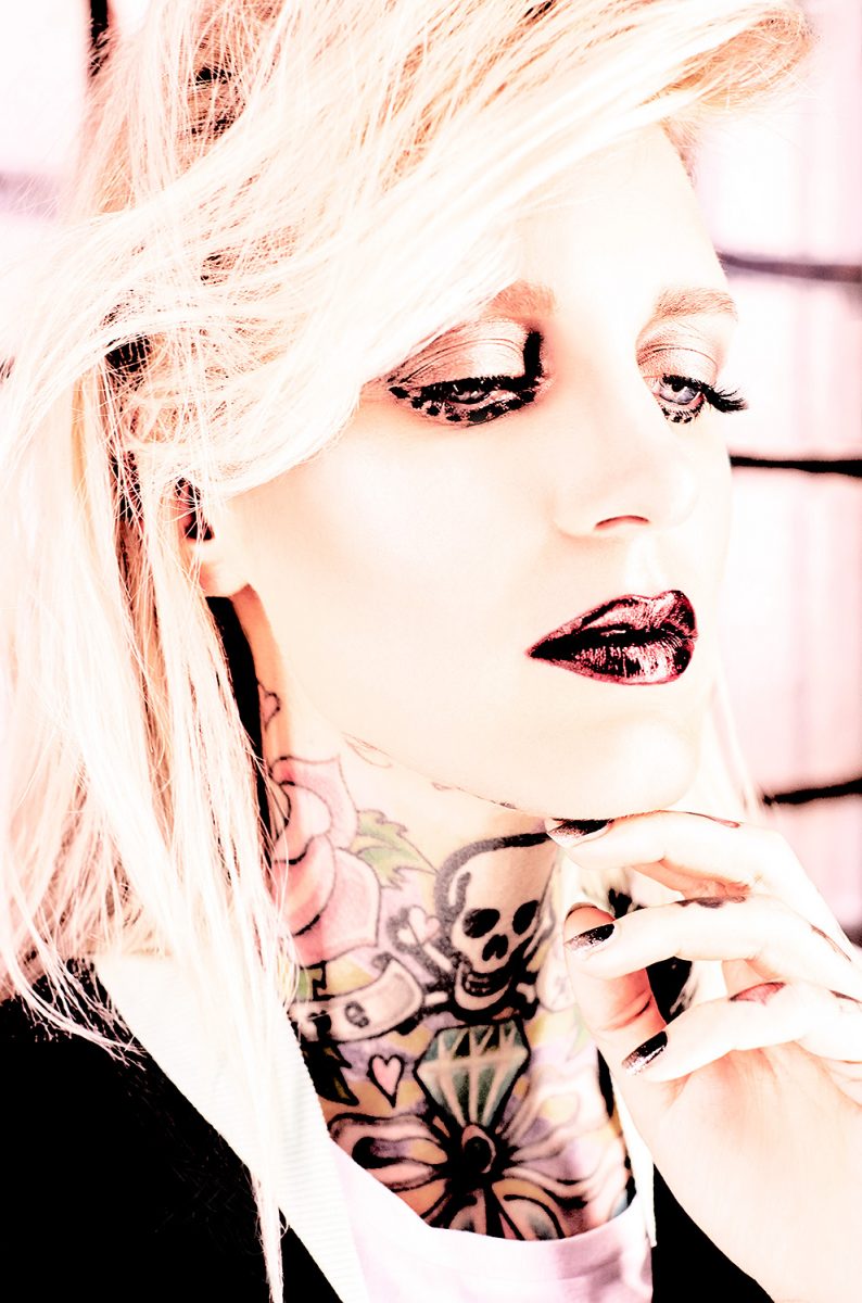 portrait of lexy hell tattoo model libertine mag photography berlin